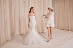 Modèle de la collection nuptiale Azzi & Osta 2024-2025. Photo DR