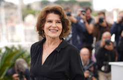 Fanny Ardant au 76e festival de Cannes. Photo AFP