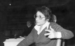 Latifé Moultaka, actrice, metteuse en scène et professeure de théâtre adulée par ses étudiants. Photo archives L'OLJ