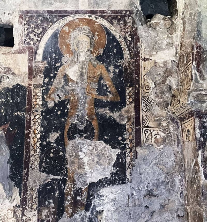 L’église de Deddé révèle dans ses fresques l’unique représentation de saint Onuphre au Liban