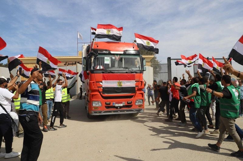 From crisis-struck Lebanon to devasted Gaza: 2000 tonnes of aid via Egypt's Arish port
