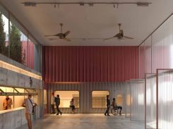 Pour ses nouvelles salles, l’association Metropolis mise sur des structures légères et amovibles. Photo courtoisie Metropolis