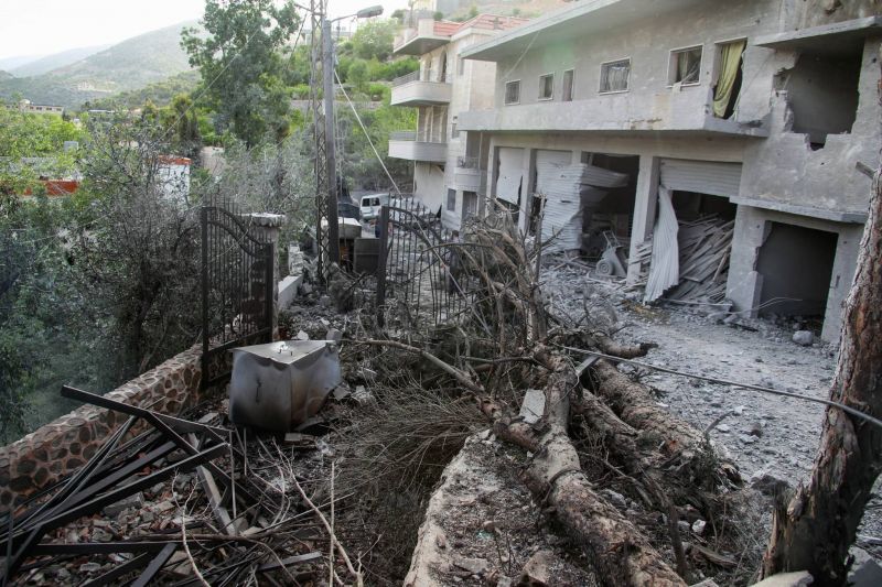 Israeli army says missile fire kills civilian near Lebanon