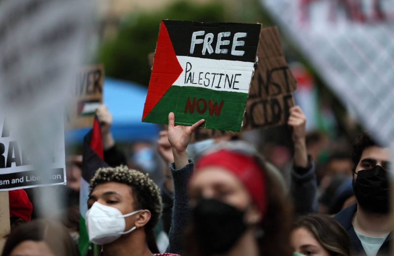Blinken says Gaza protests a hallmark of democracy, decries 'silence' on Hamas