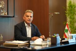 The former head of General Security in his office, July 2023. Mohammad Yassine