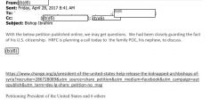 Declassified document from the US State Department obtained by “L’OLJ”, in August 2023.