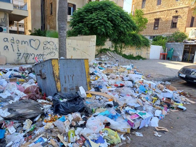 City Blu arrête la collecte des déchets, entraînant leur accumulation à Saïda