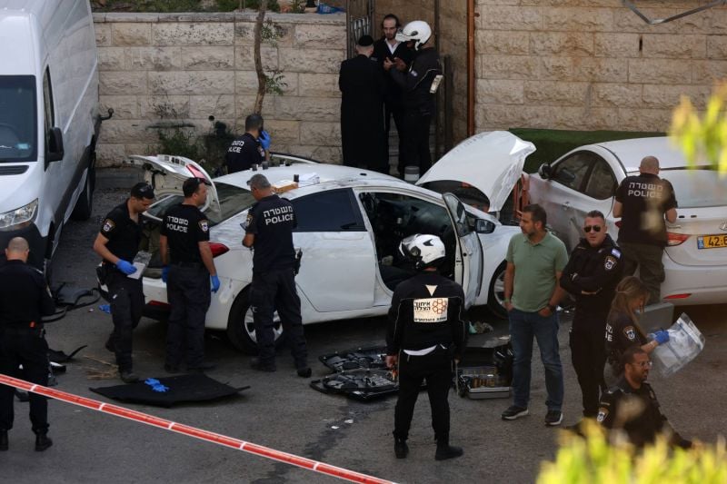 Une attaque à la voiture-bélier fait deux blessés légers à Jérusalem
