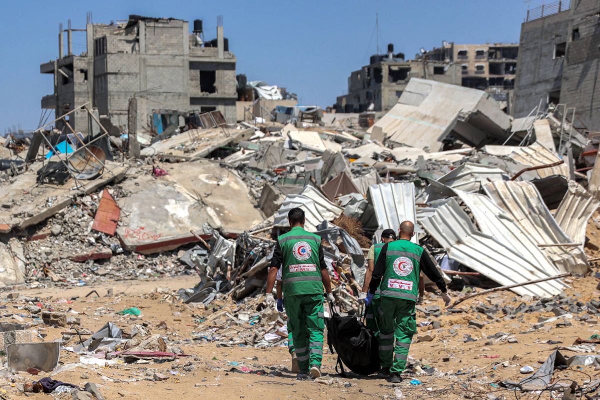 A l'hôpital al-Chifa de Gaza, la désolation après 200 jours de guerre A l'hôpital al-Chifa de Gaza, la désolation après 200 jours de guerre