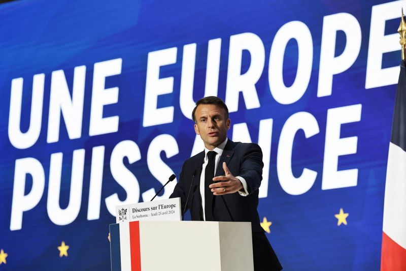 Macron appelle à un nouveau sursaut de l'Europe, qui peut 