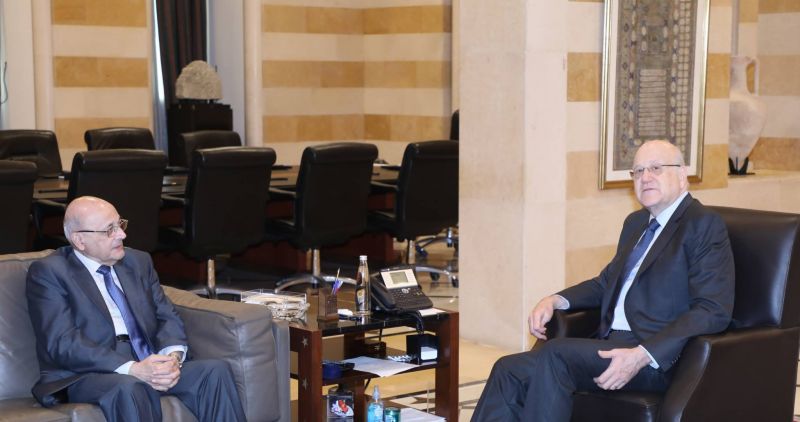 Mikati discusses 'shared files' between Beirut and Damascus with head of Lebanese-Syrian High Cooperation Council