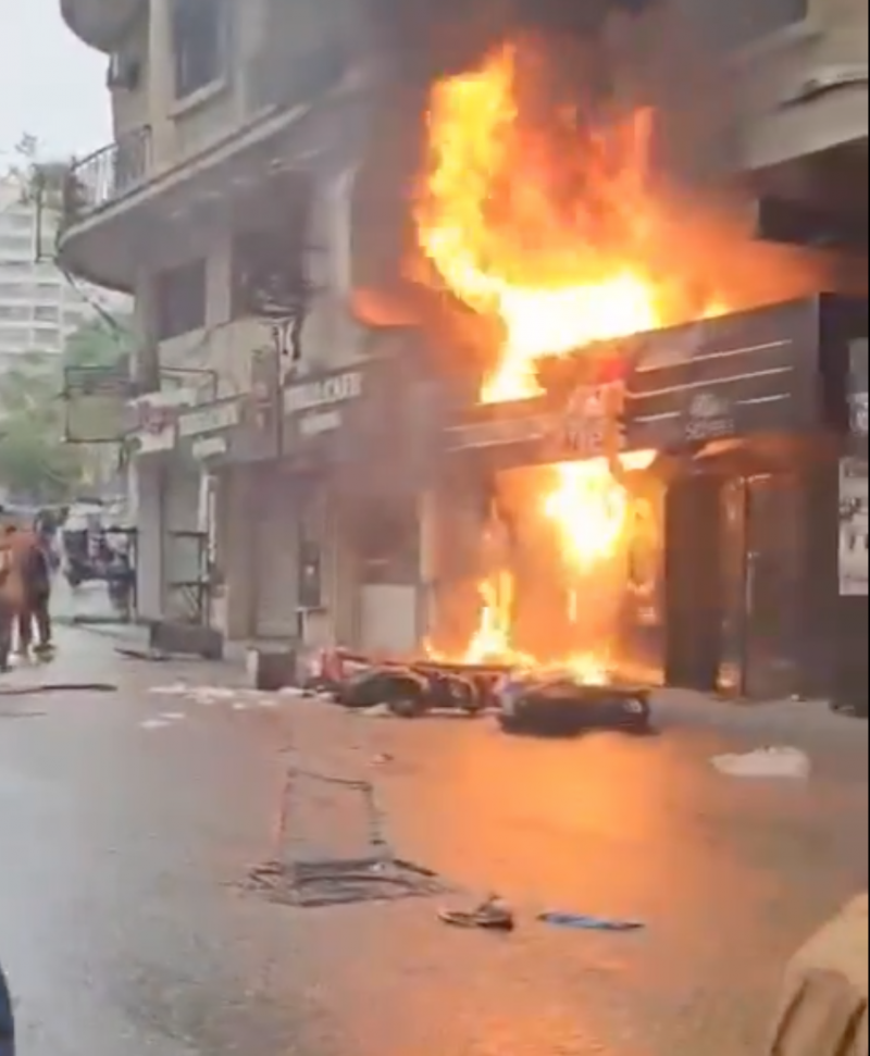 Gas leak fire kills nine Beirut restaurant employees