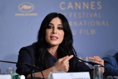 Nadine Labaki lors d’une conférence de presse au Festival de Cannes en 2018. Photo AFP