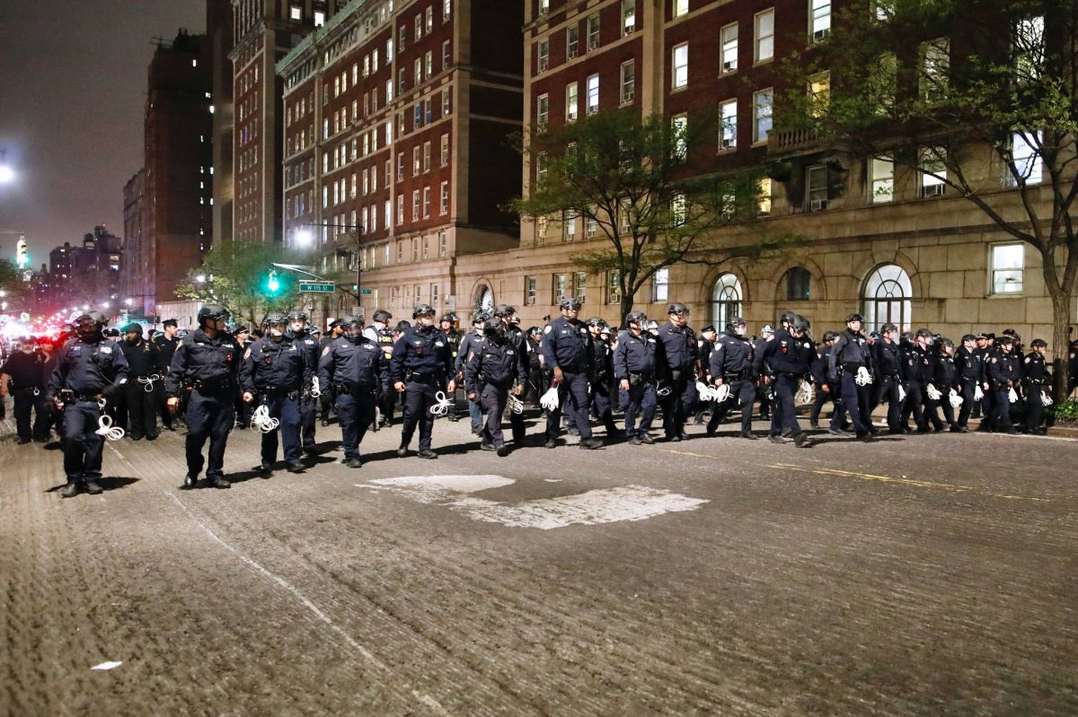 La police de New York a délogé les manifestants pro-palestiniens de l'université Columbia