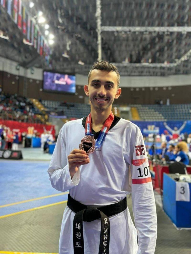 Ralph Hneineh, dental student and taekwondo medalist