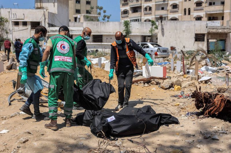 Gaza officials say 49 bodies found at Al-Shifa hospital