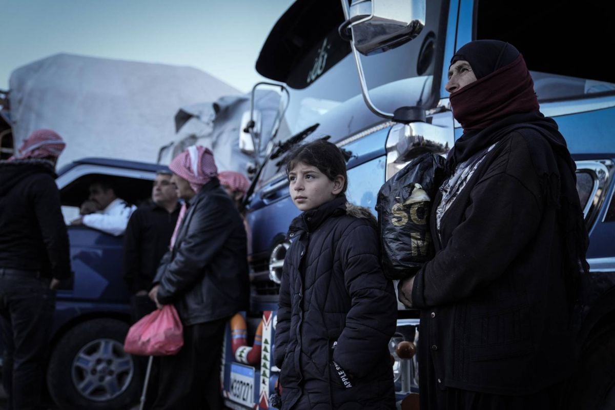 In Arsal, nearly 200 Syrian refugees leave Lebanon on 'voluntary return' convoy In Arsal, nearly 200 Syrian refugees leave Lebanon on 'voluntary return' convoy