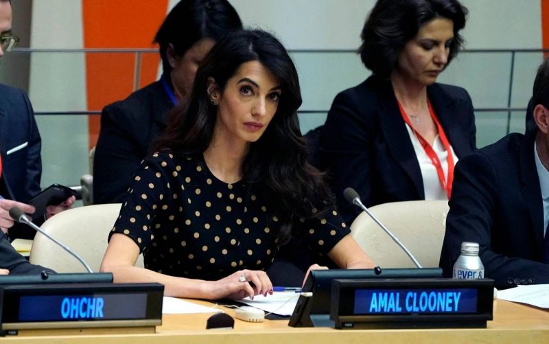 Amal Clooney supports ICC arrest warrant request
