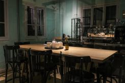 Kalei's "cupping room," where flavor profiles are tested, and barista trainings are taught. Beirut, 2024 . (Credit: Joao Sousa/L'Orient Today)