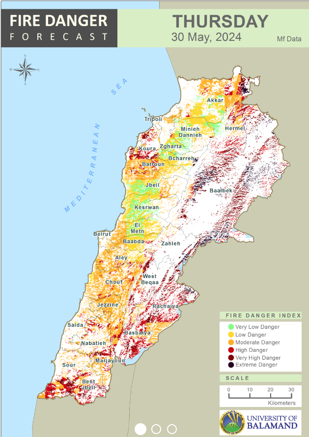War heightens risk of wildfires in south Lebanon this summer War heightens risk of wildfires in south Lebanon this summer
