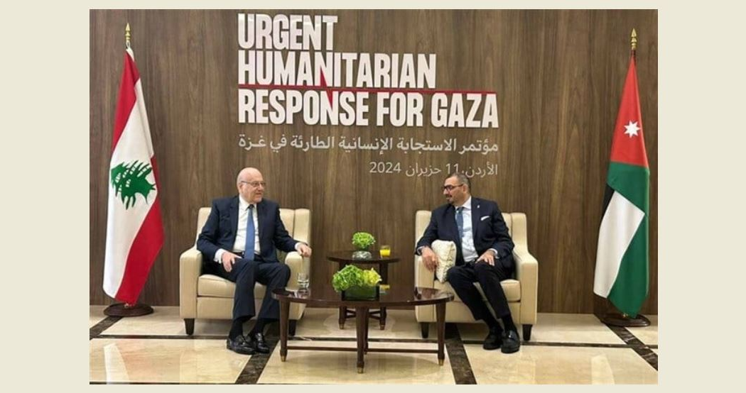 Le Premier ministre Nagib Mikati en visite officielle en Jordanie pour Gaza