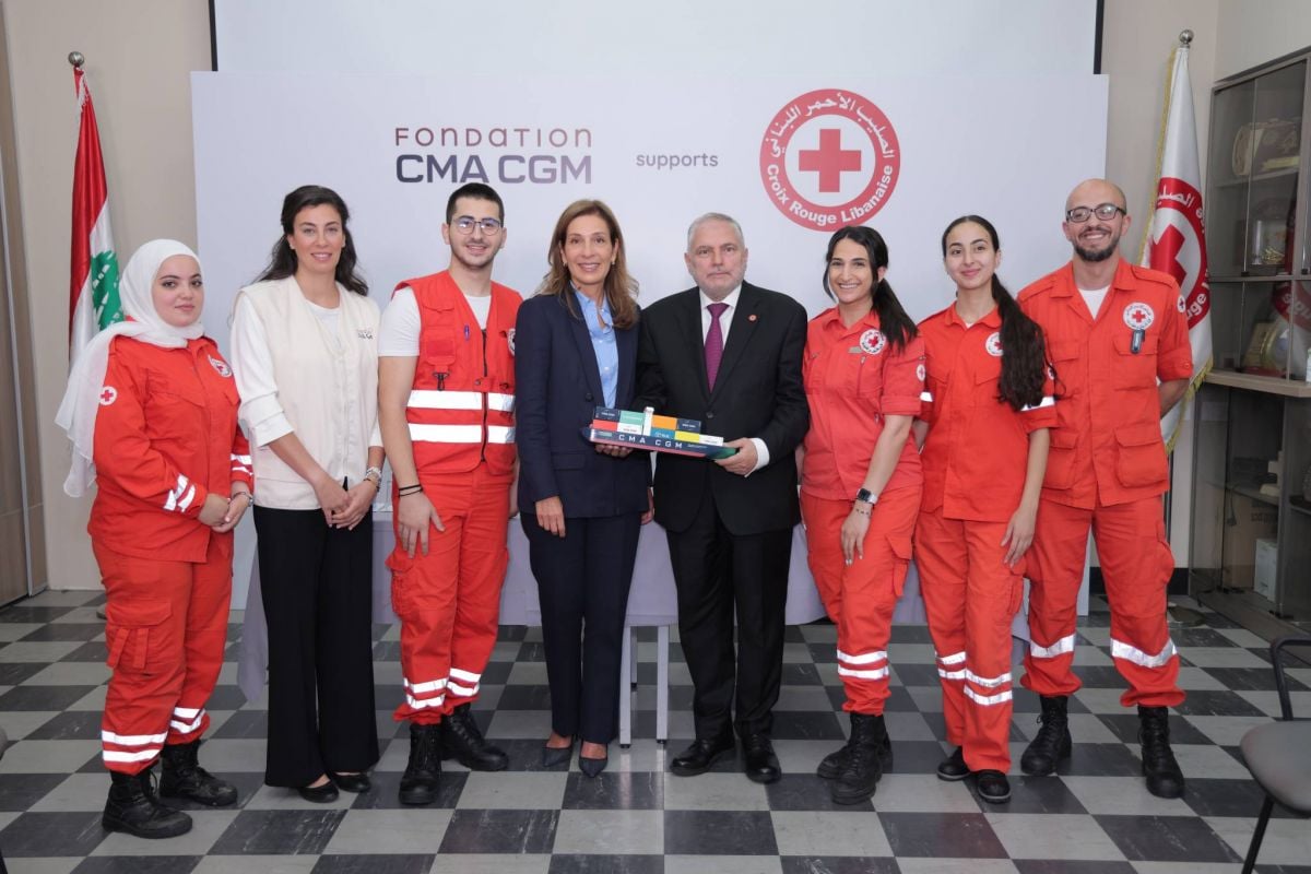 La Fondation CMA CGM et la Croix-Rouge libanaise s’engagent pour le maintien du transport d’urgence