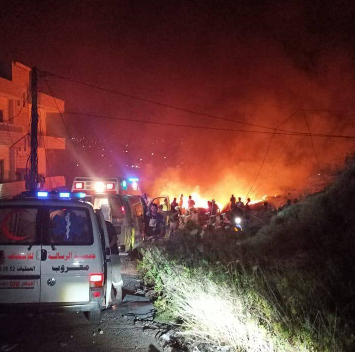 Two killed and at least 20 injured in Israeli strike near Deir Qanoun