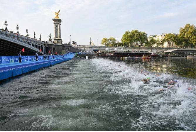 A cause des pluies, la Seine trop polluée à un mois et demi des épreuves A cause des pluies, la Seine trop polluée à un mois et demi des épreuves