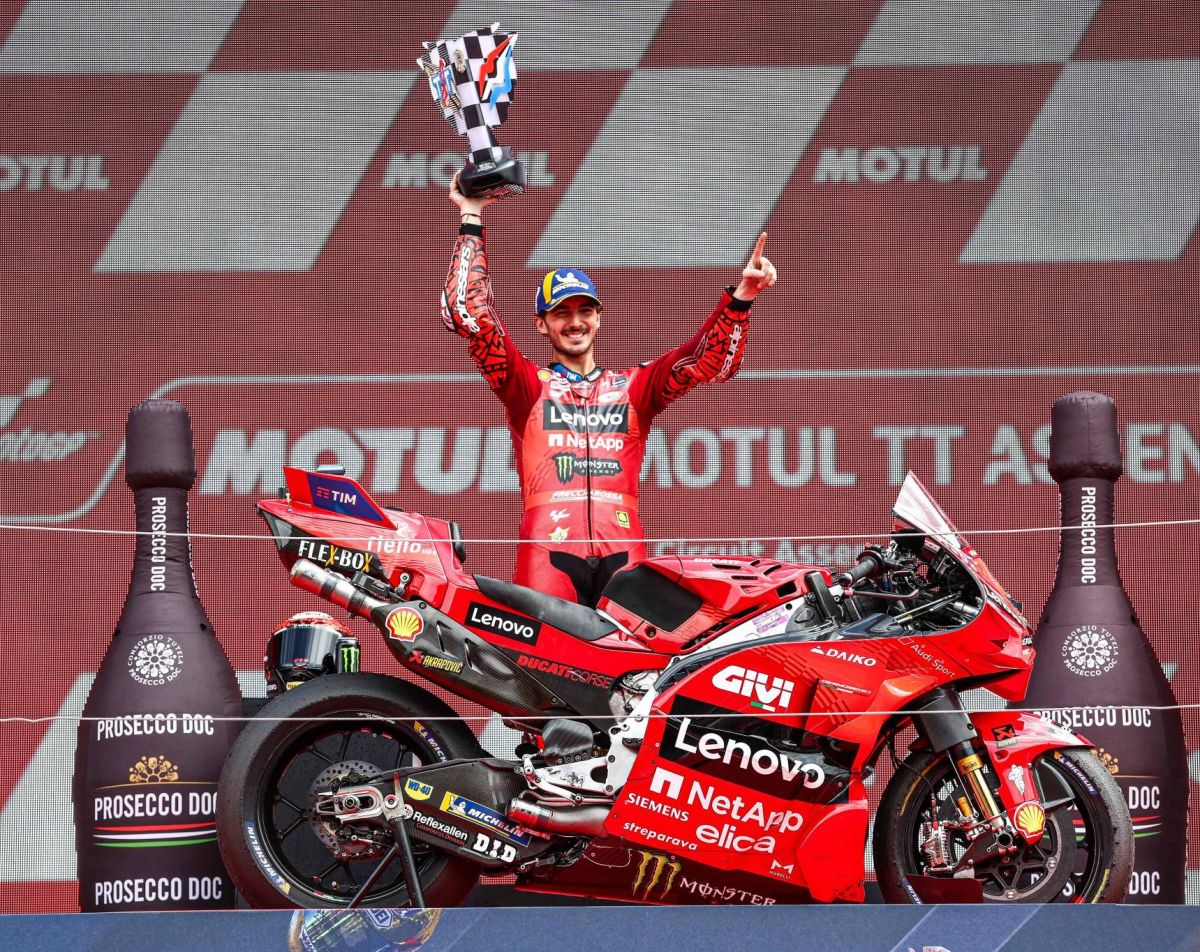 Encore impérial à Assen, Bagnaia se rapproche davantage de Martin au championnat