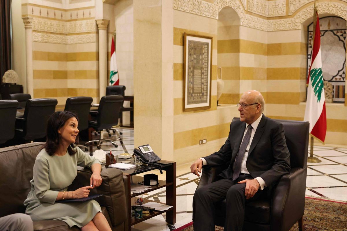A 'miscalculation' could cause war between Hezbollah and Israel, warns Baerbock