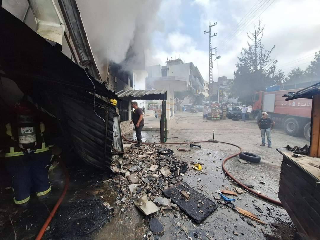 Un incendie maîtrisé dans un magasin de pneus à Jbeil