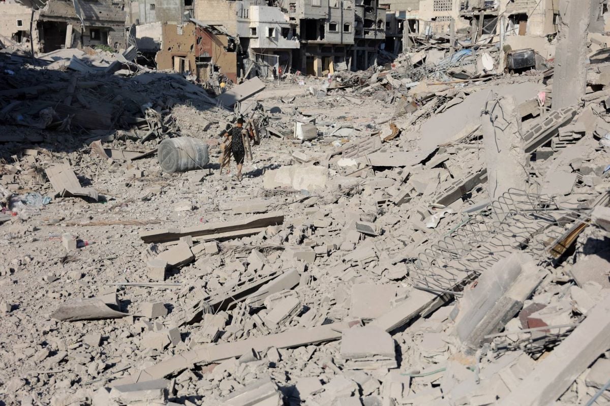 Health ministry in Gaza says war death toll at 38,345