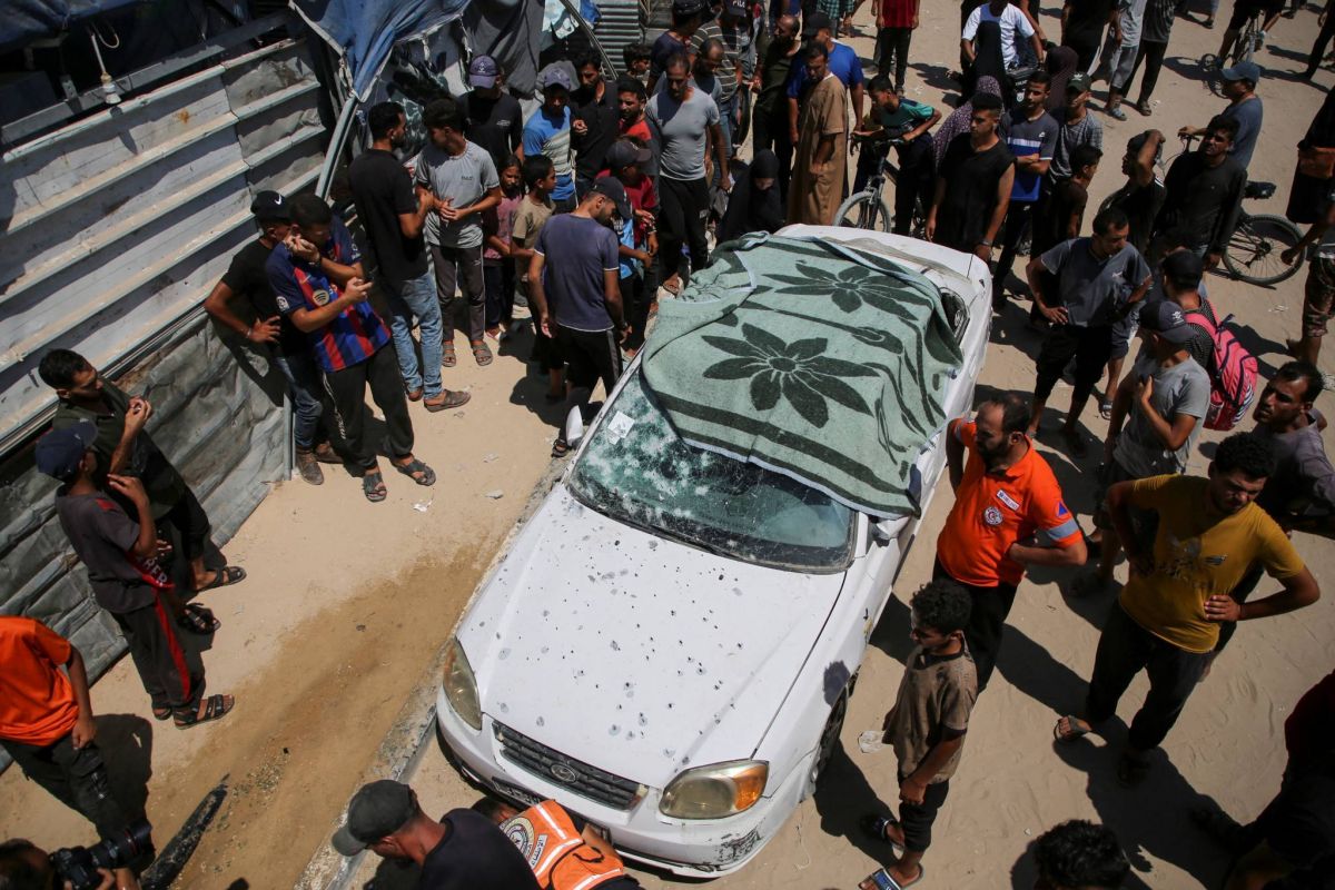 Attack on a 'safe zone' in Gaza: two experts identify an American bomb Attack on a 'safe zone' in Gaza: two experts identify an American bomb