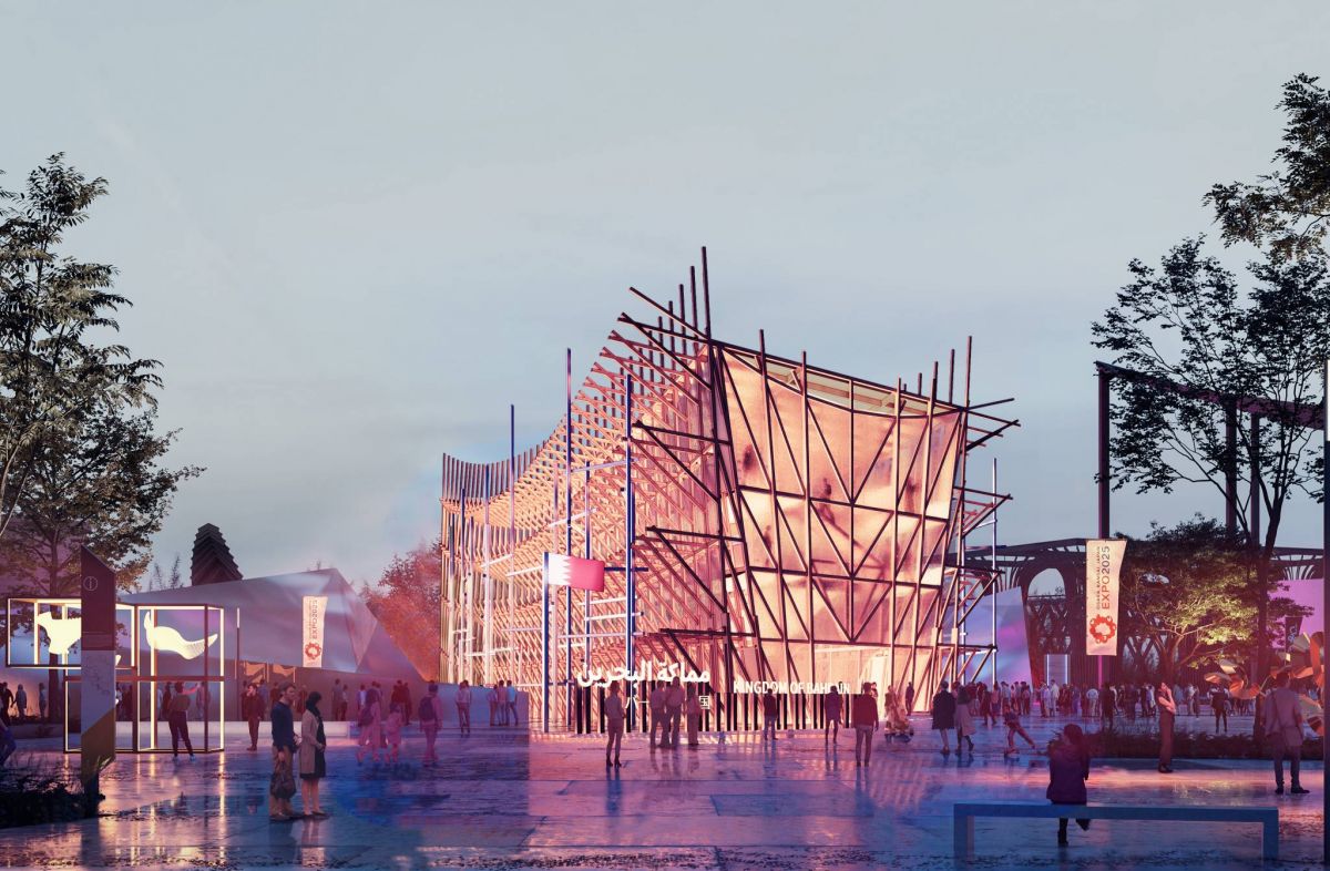 Bahreïn et Lina Ghotmeh à Osaka en 2025 Bahreïn et Lina Ghotmeh à Osaka en 2025