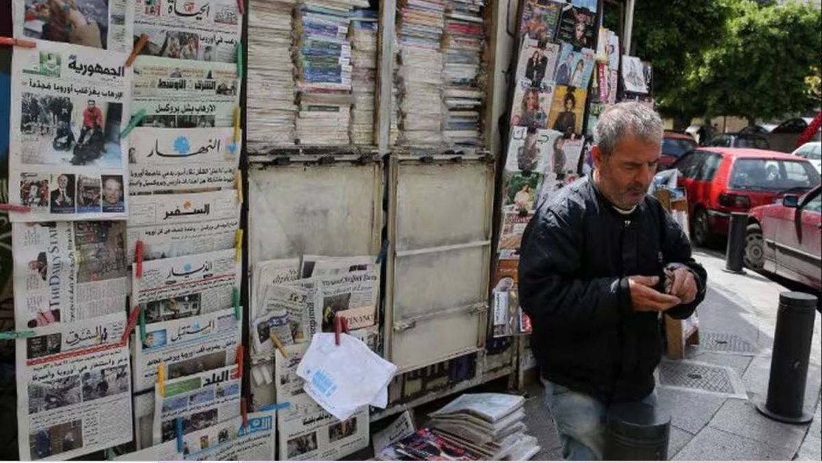 Au Liban, le paysage des quotidiens papiers se limite désormais à huit publications Au Liban, le paysage des quotidiens papiers se limite désormais à huit publications