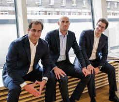 De gauche à droite : Les cofondateurs de Tioopo Capital, Cyril Abou Jaoudé, Grégoire Louisy et Shahan Sarkissian. Photo Tioopo Capital