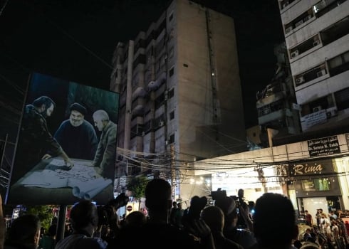 Dans une banlieue sud meurtrie, le black-out du Hezbollah