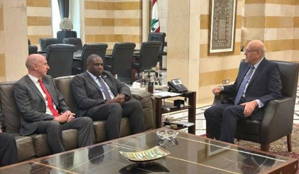 British officials arrive in Beirut for meetings with Lebanese leaders British officials arrive in Beirut for meetings with Lebanese leaders