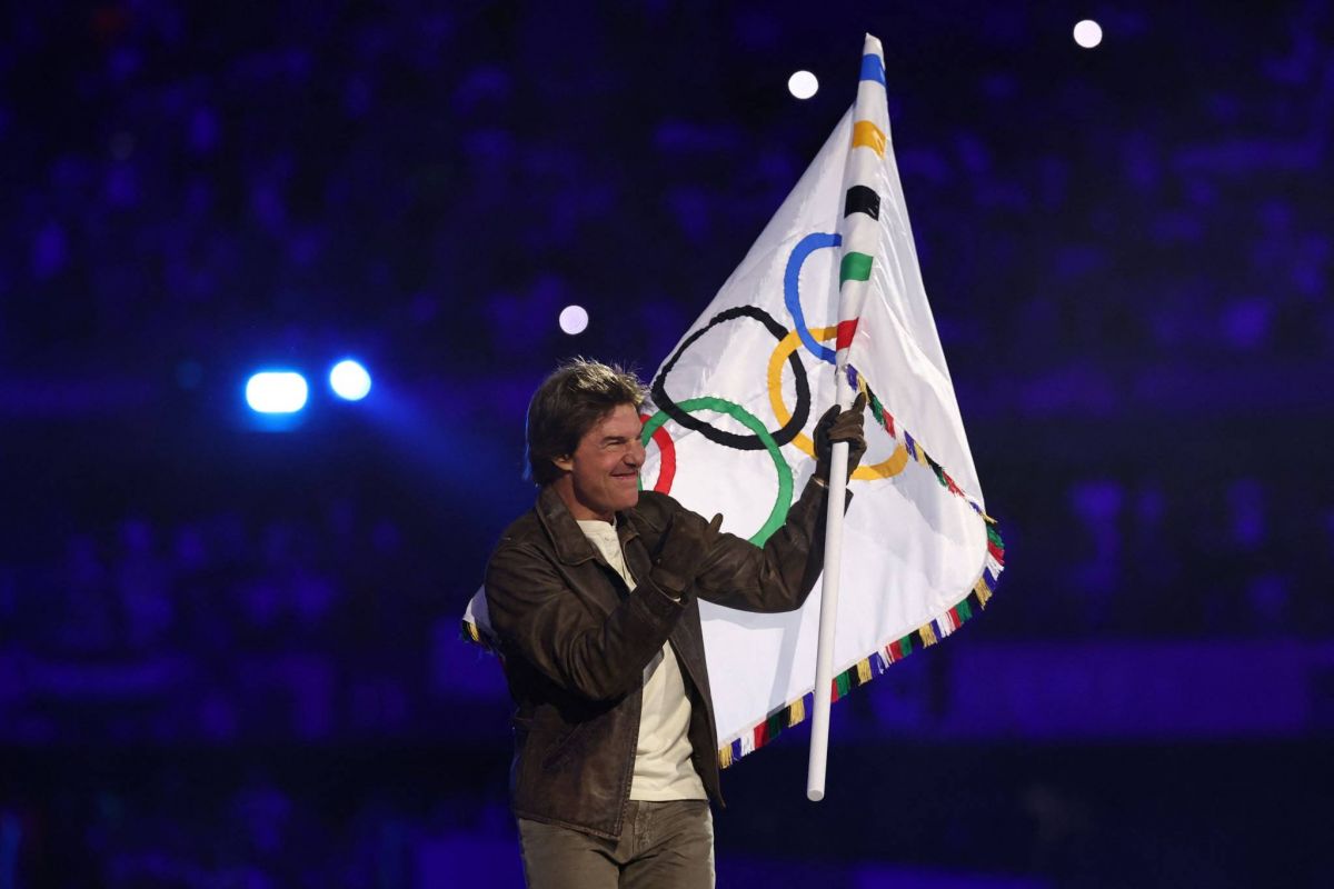 Tom Cruise, cascadeur sans filet et nimbé de mystère pour lancer les Jeux de Los Angeles Tom Cruise, cascadeur sans filet et nimbé de mystère pour lancer les Jeux de Los Angeles