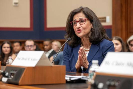Columbia University president resigned months after anti-war protests