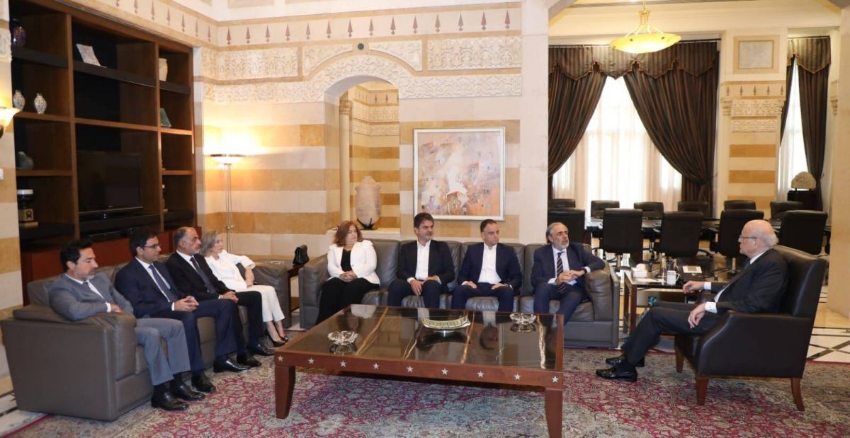 Les rencontres de Mikati se focalisent sur l'escalade potentielle du conflit au Liban Les rencontres de Mikati se focalisent sur l'escalade potentielle du conflit au Liban