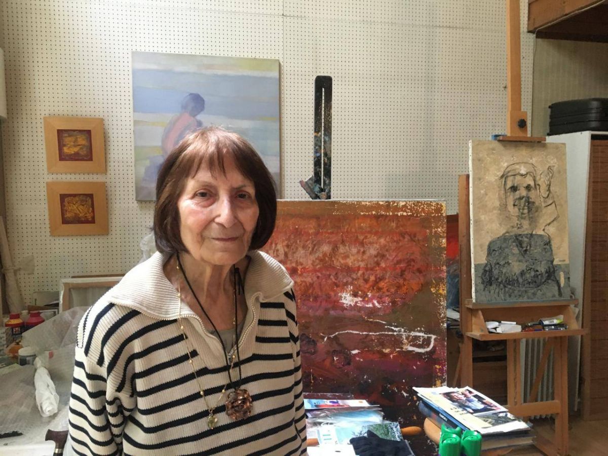 Dans l'atelier montmartrois de Nadia Saïkali, son petit bout du Liban
