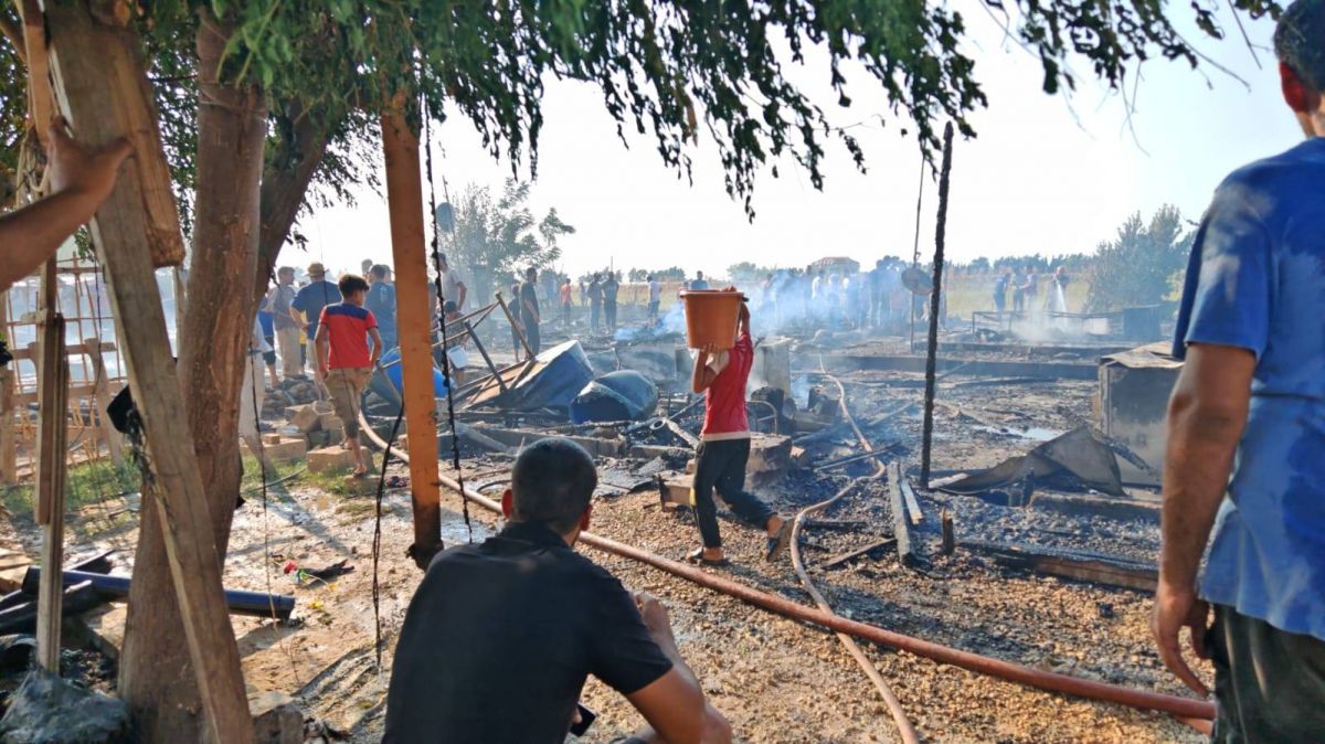 Fire breaks out in Syrian refugee camp in Akkar