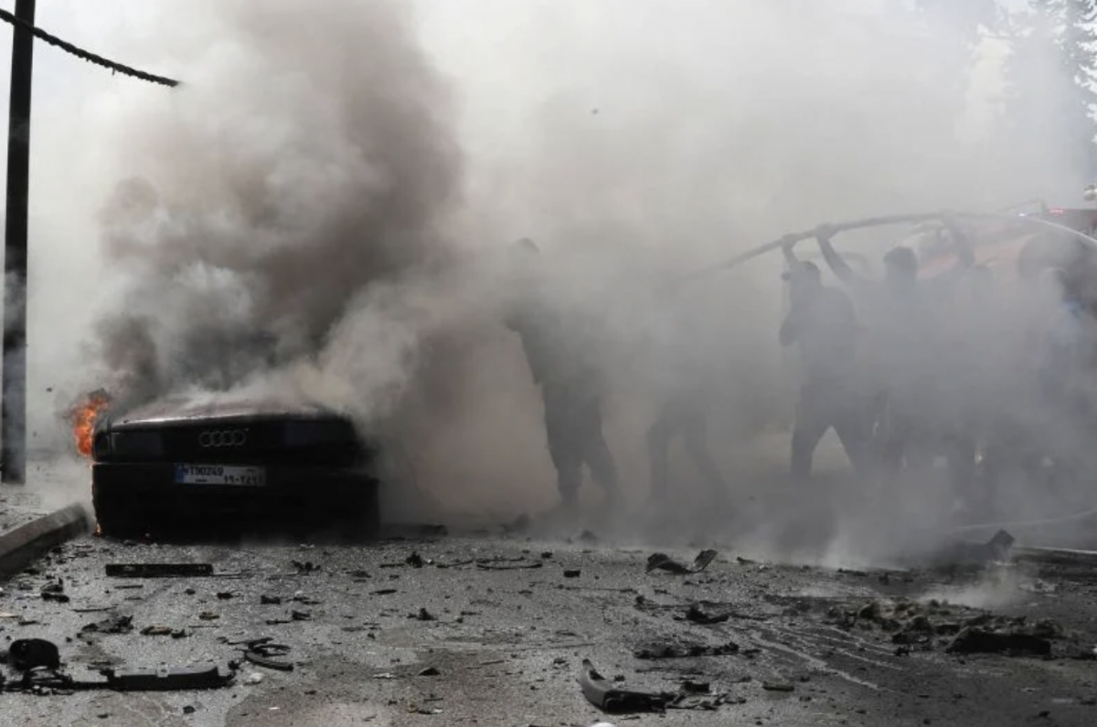 Why were so many people displaced between July and August in Lebanon?