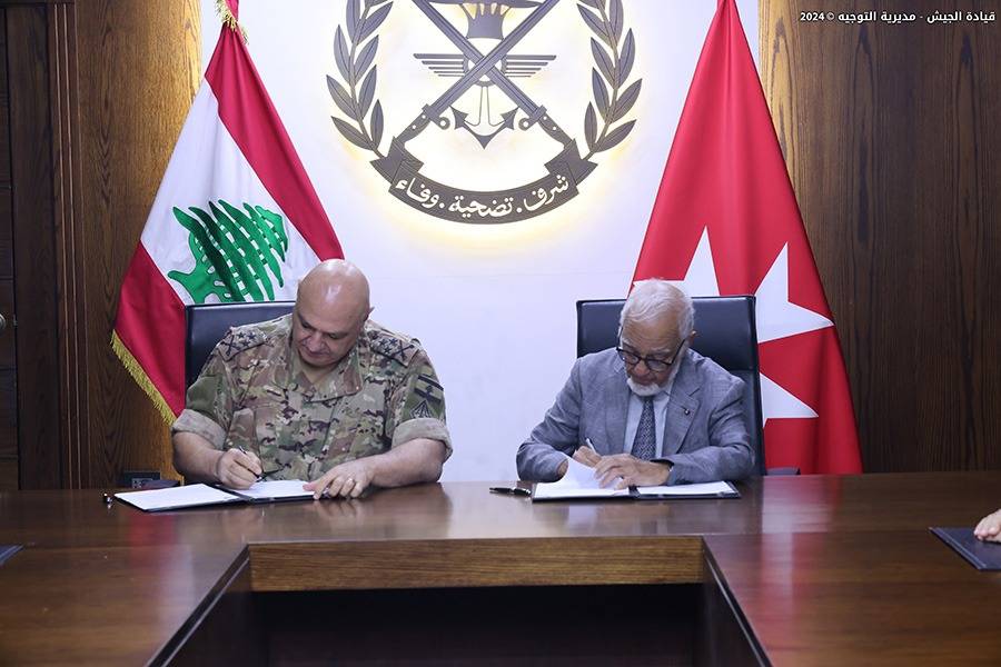 L’armée libanaise et l’ordre de Malte Liban signent un protocole d’accord