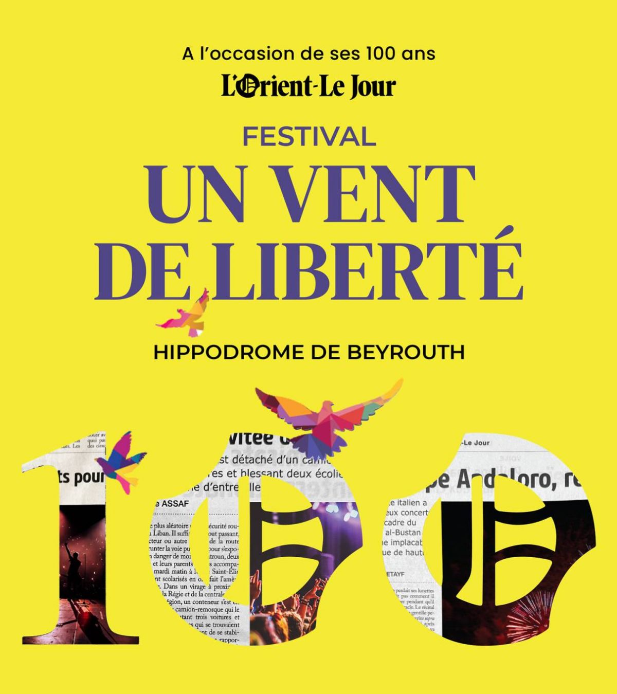 « Un vent de liberté » : découvrez le programme du festival exceptionnel du centenaire de L’Orient-le Jour