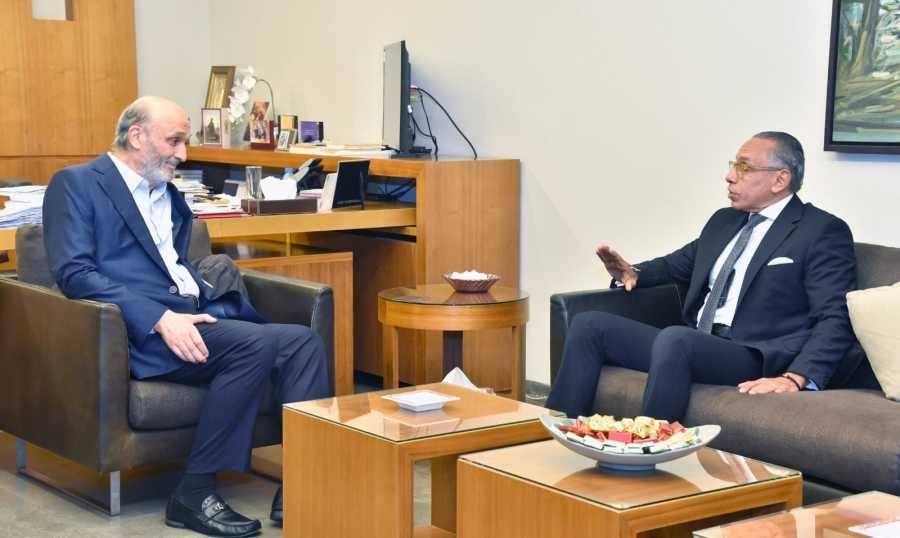 L'ambassadeur d'Egypte chez Geagea pour discuter des idées « pour débloquer l’élection »