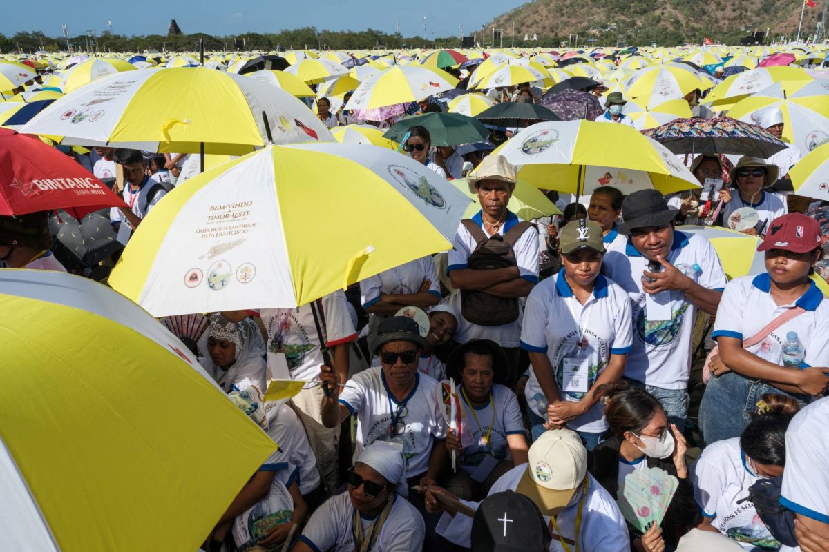 Environ 600.000 personnes à la messe du pape à Dili