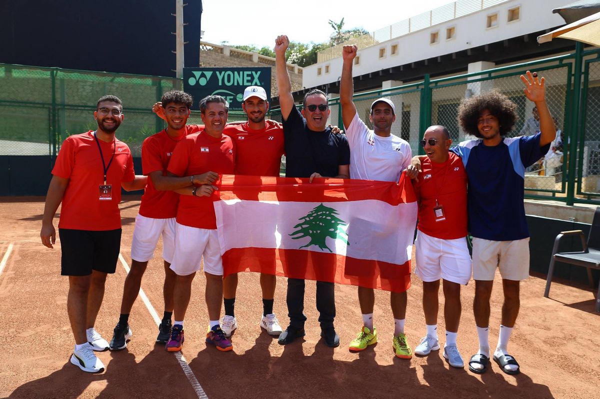 Sur la lancée de son été olympique, le Liban domine l'Afrique du Sud en Coupe Davis
