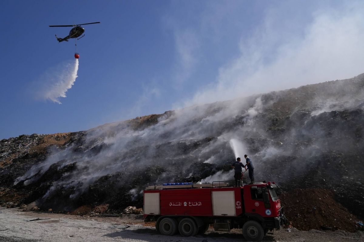 Burj Hammoud landfill fire contained overnight